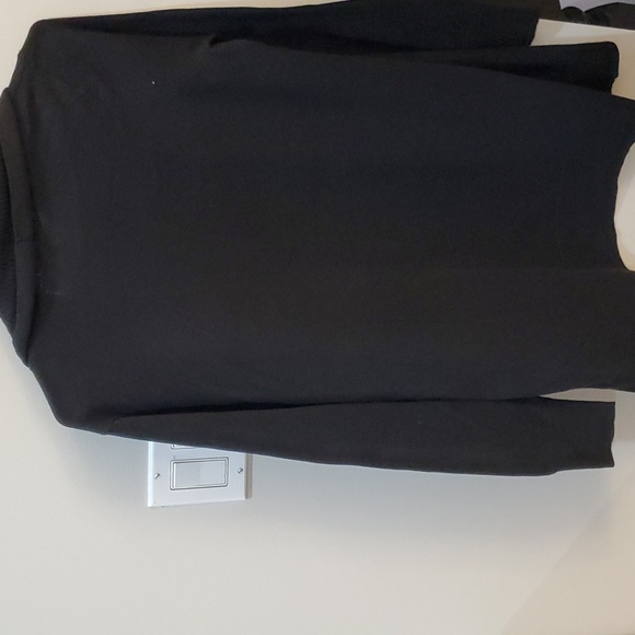 Gap black cotton open front cardigan - Picture 4 of 4